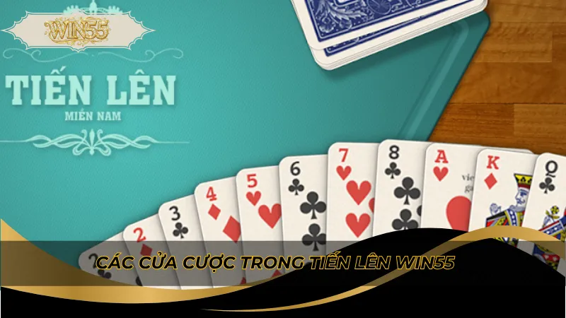 Các cửa cược trong Tiến Lên Win55