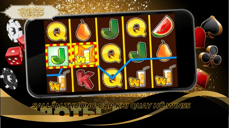 Sai lầm thường gặp khi quay hũ Win55